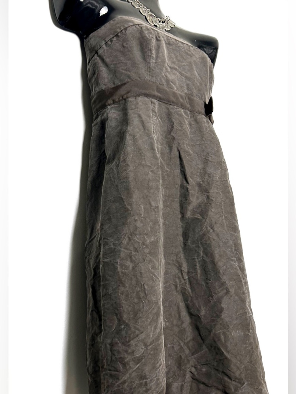 J. Crew Strapless Dress with Waist Bow - Picture 8 of 16